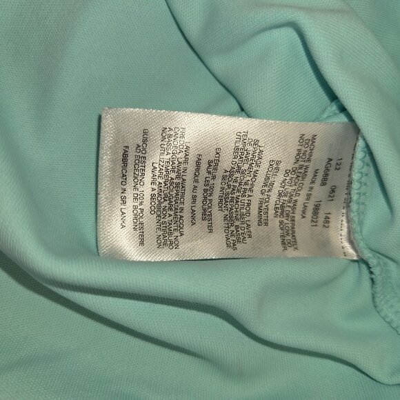 Columbia PFG Girls Polo Dress Performance Gear Aqua Blue Size M 3947 - Picture 7 of 10